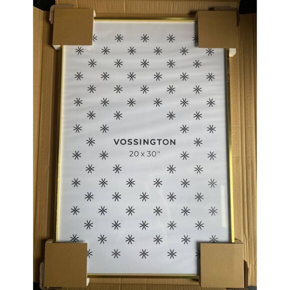 Gold 20x30 Frame - Exclusive Thin 20 x 30 Poster Frame For Wall Mount Photo - Picture 6 of 9